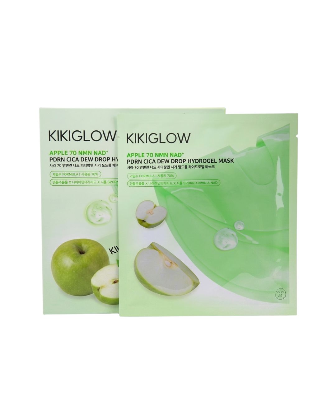 APPLE 70 NMN NAD PDRN CICA DEW DROP HYDROGEL MASK (4pcs)