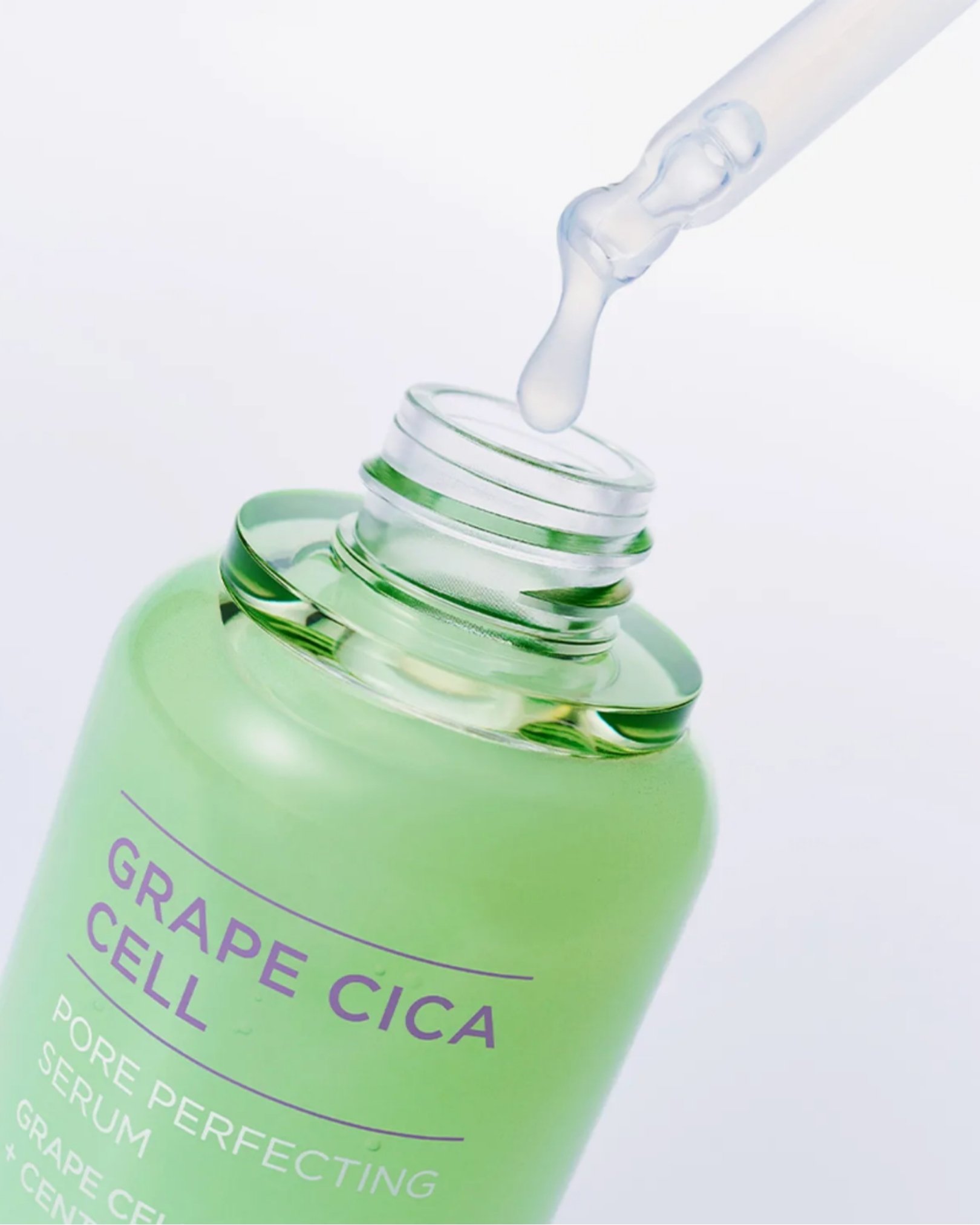 BeginS Pore Perfecting Serum Grape Cica Cell dropper