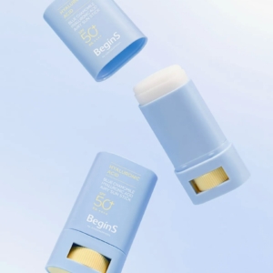 BeginS by JUNGSAEMMOOL Blue Chamomile Hyaluronic Acid Airy Sun Stick detail product tales qatar doha