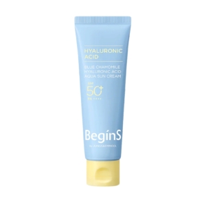 BeginS by JUNGSAEMMOOL Blue Chamomile Hyaluronic Acid Sun Cream